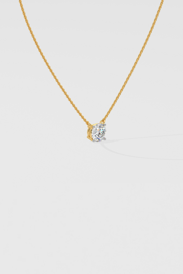 2 ct Solitaire Necklace