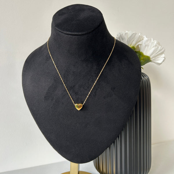 PARIS HEART NECKLACE - 18K GOLD-PLATED