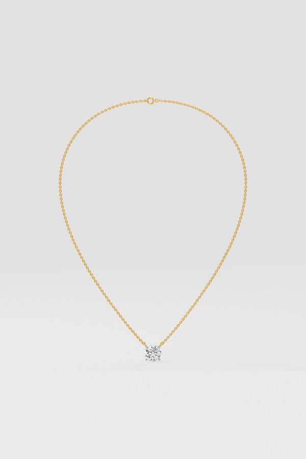 2 ct Solitaire Necklace