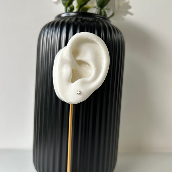 ASTOR FLATBACK STUDS (2.5MM)- 18K GOLD-PLATED
