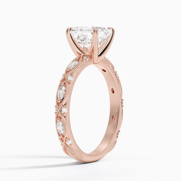Christina Asscher Lab Grown Diamond Engagement Ring