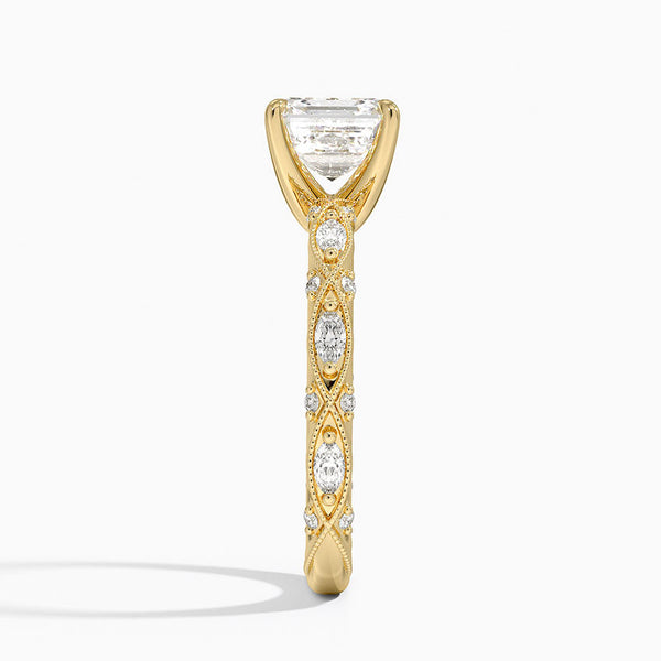 Christina Asscher Lab Grown Diamond Engagement Ring