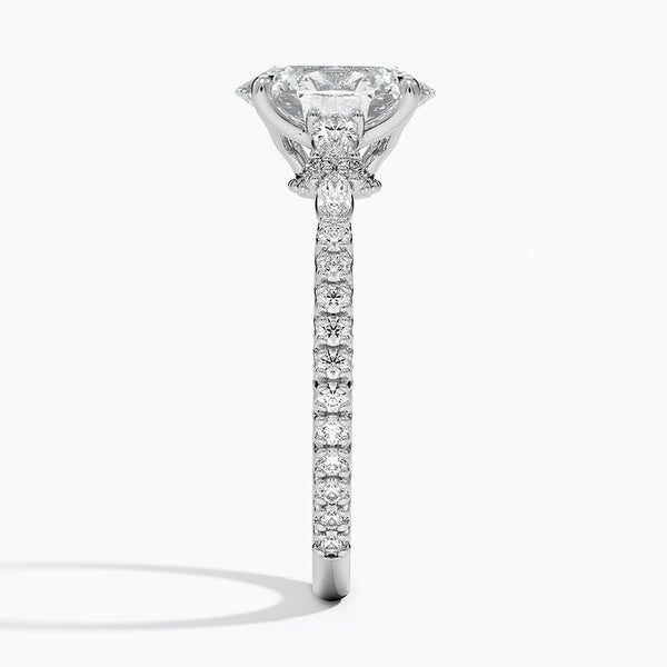 Roseline Oval Lab Grown Diamond Engagement Ring