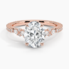 Roseline Oval Lab Grown Diamond Engagement Ring