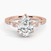 Roseline Pear Lab Grown Diamond Engagement Ring