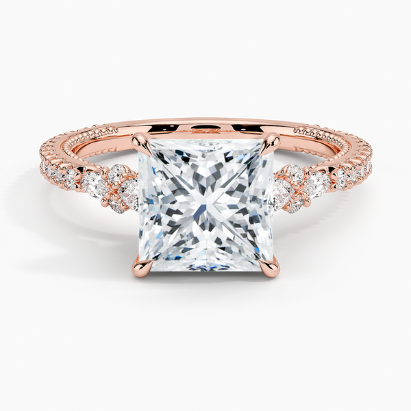 Roseline Princess Lab Grown Diamond Engagement Ring