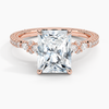 Roseline Radiant Lab Grown Diamond Engagement Ring