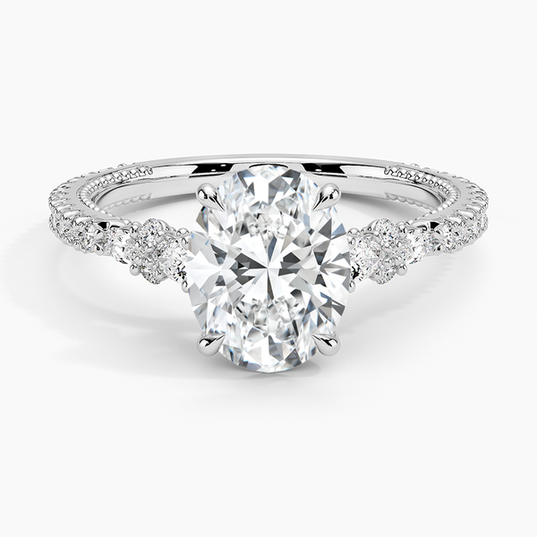 Roseline Oval Lab Grown Diamond Engagement Ring