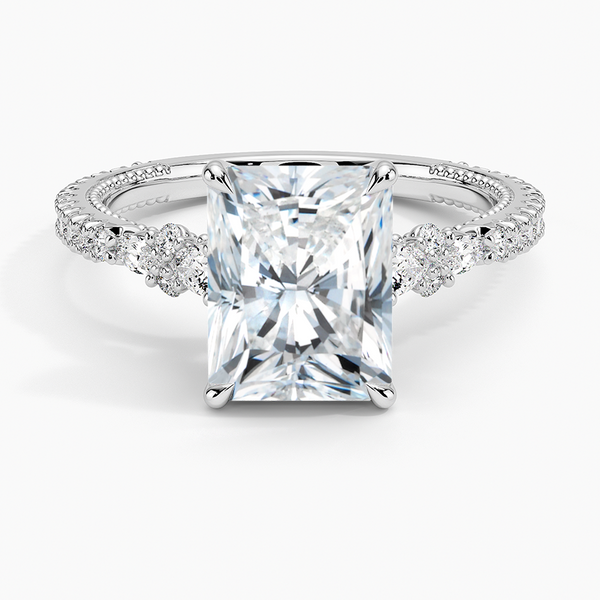 Roseline Radiant Lab Grown Diamond Engagement Ring
