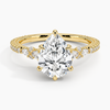 Roseline Pear Lab Grown Diamond Engagement Ring