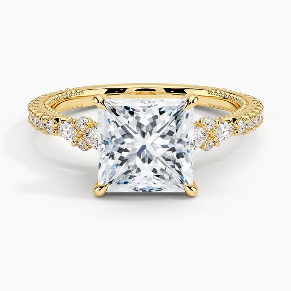 Roseline Princess Lab Grown Diamond Engagement Ring