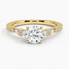 Roseline Round Lab Grown Diamond Engagement Ring