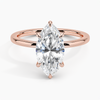 Hidden Halo Marquise Lab Grown Diamond Engagement Ring