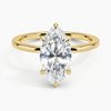 Hidden Halo Marquise Lab Grown Diamond Engagement Ring