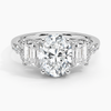 Sabrina Three Stone Oval Lab Grown Diamond Engagement Ring