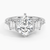 Sabrina Three Stone Pear Lab Grown Diamond Engagement Ring