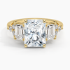Sabrina Three Stone Radiant Lab Grown Diamond Engagement Ring