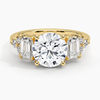 Sabrina Three Stone Round Lab Grown Diamond Engagement Ring