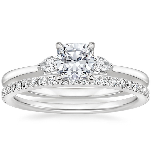 Jessica Cushion Diamond Ring with Diamond Ring