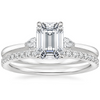 Jessica Emerald Diamond Ring with Diamond Ring