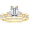 Jessica Emerald Diamond Ring with Diamond Ring