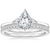 Jessica Pear Diamond Ring with Diamond Ring