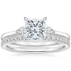 Jessica Princess Diamond Ring with Diamond Ring