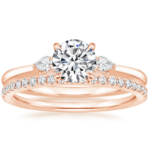 Jessica Round Diamond Ring with Diamond Ring