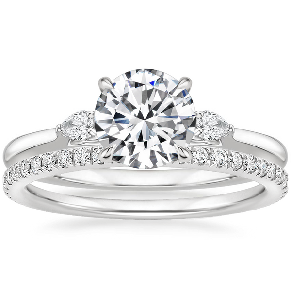 Jessica Round Diamond Ring with Diamond Ring