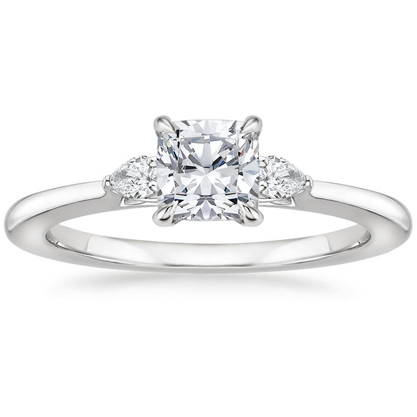 Jessica Cushion Diamond Ring with Diamond Ring