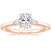 Jessica Oval Diamond Ring with Diamond Ring
