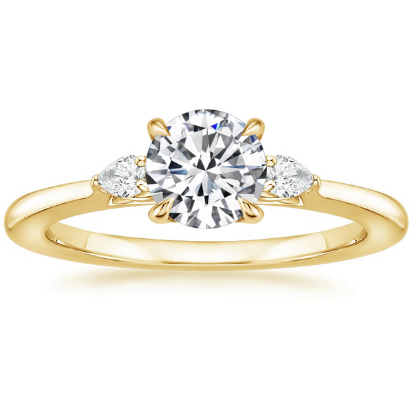 Jessica Round Diamond Ring with Diamond Ring