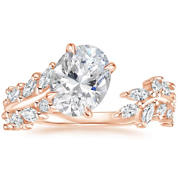 Swaraya Oval Lab Grown Diamond Engagement Ring