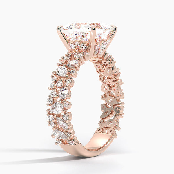 Galaxy Princess Lab Grown Diamond Engagement Ring