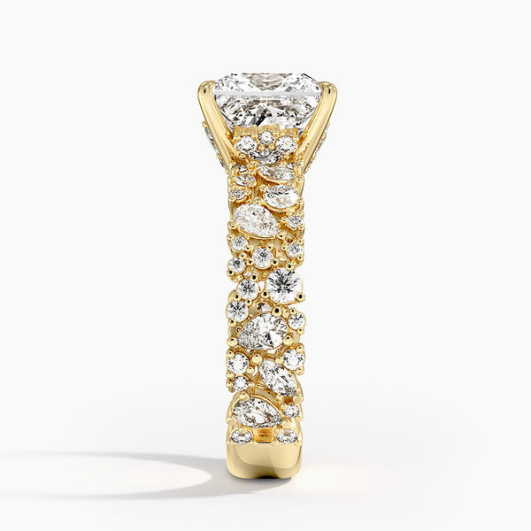 Galaxy Princess Lab Grown Diamond Engagement Ring