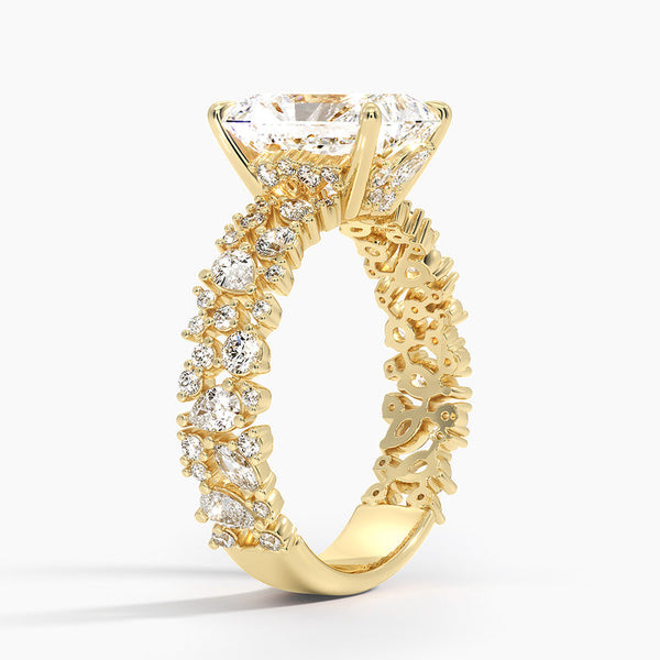 Galaxy Radiant Lab Grown Diamond Engagement Ring