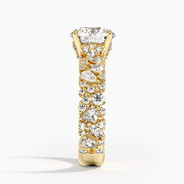 Galaxy Round Lab Grown Diamond Engagement Ring