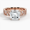 Galaxy Asscher Lab Grown Diamond Engagement Ring