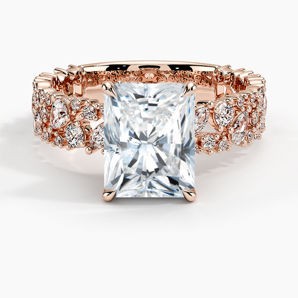 Galaxy Radiant Lab Grown Diamond Engagement Ring