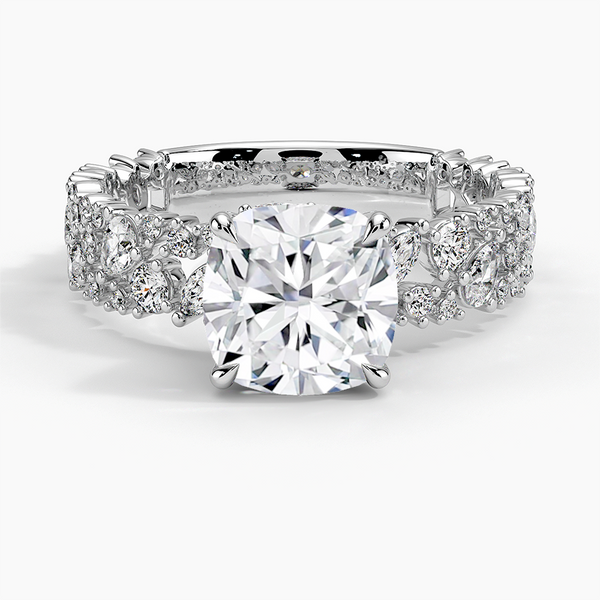 Galaxy Cushion Lab Grown Diamond Engagement Ring