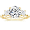 Triplets Round Lab Grown Diamond Engagement Ring