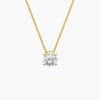 Round Lab Diamond Solitaire Pendant