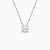 Round Lab Diamond Solitaire Pendant