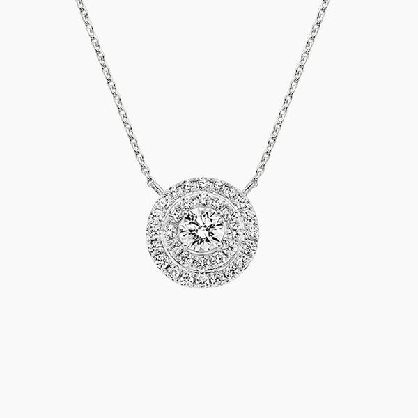 Gaze Lab Diamond Halo Pendant