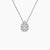 Pear Halo Lab Grown Diamond Pendant