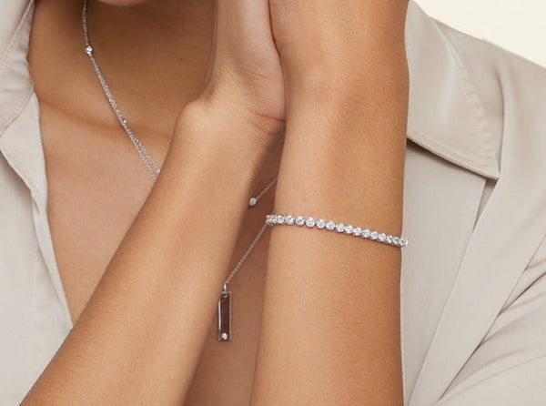 Lab Grown Diamond Tennis Bracelet