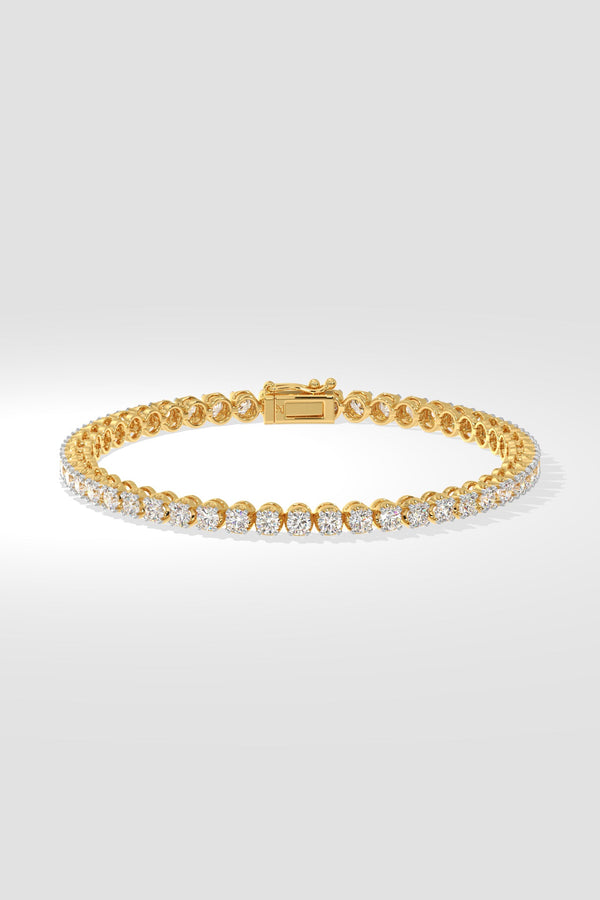.15 Ct Crown Tennis Bracelet