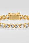 .25 Ct Crown Tennis Bracelet