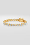 .25 Ct Crown Tennis Bracelet
