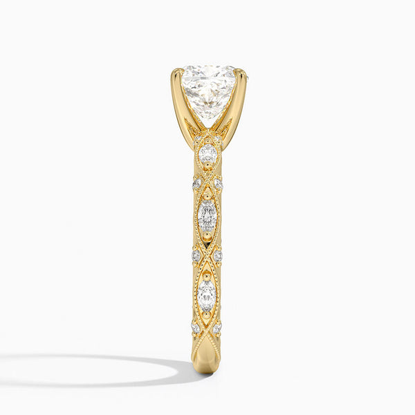 Christina Cushion Lab Grown Diamond Engagement Ring